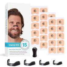 Nasal Dilator Strips - Anti Snoring Nasal Strips - Paper Nasal Dilator Magnetic Stickers, Sleep & Sports Nasal Dilator Accessories, Outdoor Sports Nose Clips - Drug-Free Snoring Stopper, Improve Sleep - Expand Nasal Passages, Enhance Oxygen Supply And Stay, Comfortable All Night