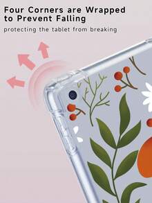 1pc Mushroom Cartoon Pattern Color Tablet Protective Case,Compatible With IPad 10th Generation,IPad Air 11-Inch (M3) 2025,IPad Mini 4/5/6/7,And Compatible With Kindle Paperwhite 12th Gen 2024,Models Such As Tab P11,The Four Corners Of The Protective Case Are Shockproof, Lightweight And Easy To Carry - Multicolor - View 6