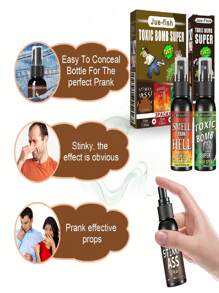 Stink Furz Spray April Fool's Day Streich flüssiges Spielzeug Spoof Geruch Unterhaltung Kacke Bombe Geruch Halloween Pick Up Party Zubehör Stinkender Furz Spray & Kacke Bombe für maximale Lacher! Valentinstag Valentinstagsartikel Hochzeitsartikel
