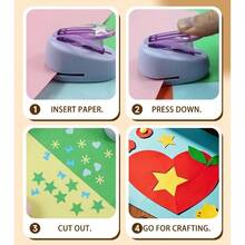 Spitze Bastel-Scheren und Prägematrizen-Werkzeugsatz, Handgefertigter Blumen-Stanzer für Scrapbooking & Planer Zubehör, geeignet für Konfetti DIY Kunstprojekte