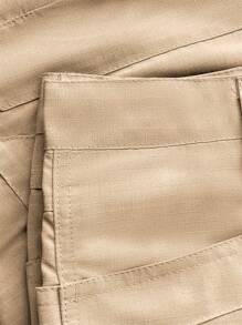 Shorts tácticos para hombres con múltiples bolsillos, shorts cargo resistentes y impermeables de uso casual para senderismo y trekking al aire libre