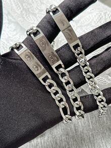 سوار صور الزوجين المخصص، سوار صور العين المخصص، سوار مطلي بالفولاذ المقاوم للصدأ مع نقش الصورة بالليزر، مجوهرات الفولاذ المقاوم للصدأ المنقوشة بالصور، هدية للصديق/الصديقة، هدية ذات ذكريات