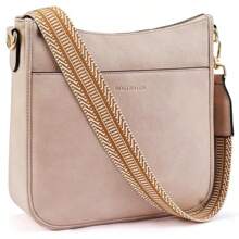 Bolsos cruzados para mujer BOSTANTEN de piel vegana, bolsos de hombro tipo hobo con correa de hombro ancha