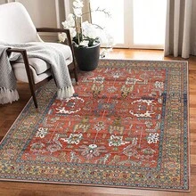 Bohemian Machine Washable Carpets Suitable For Living Room, Slip-Resistant Bedroom Rugs, Hallway Carpets, Vintage Patterned Rugs For Kitchen, Dining Room, Office - Bohemia - View 34