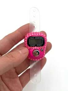 1pc Random Color Hand Press With Drill Counter Electronic Counting Device Puzzle Counter Warehouse Counting Device Ring Counter Fashion Counter For Outdoor Sports And Activities(Some Parts Are Sent Random) - Multicolor - View 6