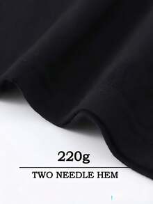 Estampa de personajes animados con nombre de serie en amarillo,Camiseta casual de cuello redondo y manga corta con estampado,adecuada para uso diario en primavera y verano,unisex - Negro - Ver 3