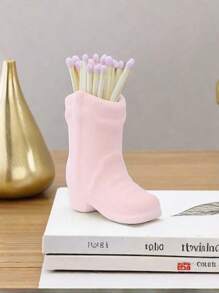 1 Traumhaft und kreativ gestalteter Stiefel. Verströmt einen süßen, bohemian Stil. Er hat eine Lagerfunktion und verleiht dem Zuhause eine romantische Atmosphäre. Geeignet sowohl für die tägliche Dekoration als auch für festliche Verzierungen. Ruft die Unschuld deutscher Märchenwelten hervor. Als kleines Wohnaccessoire bringt er große Gemütlichkeit, egal ob im Alltag verwendet oder zu Festen platziert.