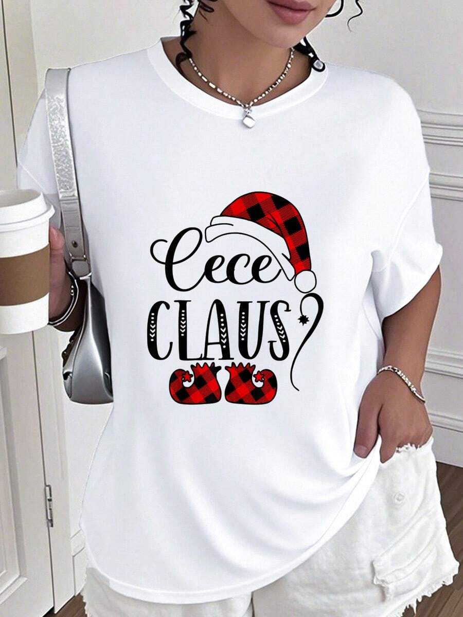 Cece Claus - Grandma-Shirt        Summer-Shirt Women - 白色 - 查看 1
