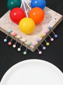 10 peças de piercings de língua de aço inoxidável, efeito acrílico fosco, hipoalergênicos para o verão, adequados para Halloween, casamentos, dia das mães, comemorações, acessório para mulheres - Multicolorido - Ver 3