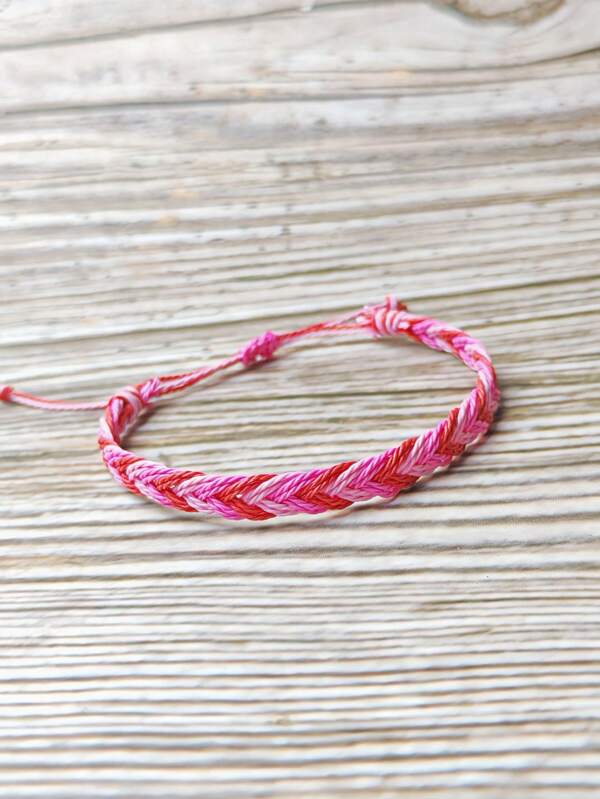 1pc Braided Bracelet, Suitable For Daily Wear