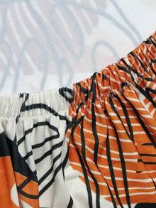 1pc Digital Milk Silk High Elastic Sofa Cushion Cover, Dustproof & Dirt-Resistant, Suitable For All Seasons - Multicolor - View 8