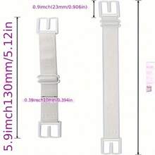 1pc Ladies Non-Slip Adjustable Elastic Bra With Clip Combination