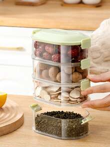 1件/2件/3件/4件/5件厨房香料香草调味品食品收纳盒密封储物盒 - 白色 - 查看 12
