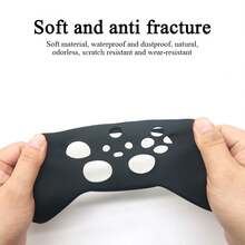 套装包含：1 个游戏手柄保护套 + 2 个摇杆帽，兼容 Series S 和 Series X，防汗、防刮、防尘，提升游戏体验 - 彩色 - 查看 5