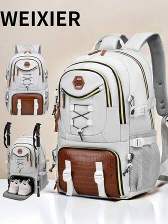 New Multifunctional Unisex Travel Bag, Handbag, Backpack, Hiking Bag, Luggage Bag. Men's Beach Bag, Shoulder Bag, Handbag. Women's Vacation Bag, Luggage Bag, Weekend Bag. With Separate Shoe Compartment, Multiple Pockets, Large Capacity. Minimalist Fashion Backpack For Business Trip, Commuting, School, Hiking, Outdoor Travel. Available In Multiple Colors. Great Gift For Friends And Family, Holiday, Birthday Bag For School School Accessories School Stuff