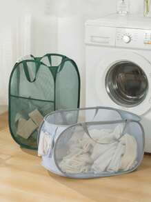 New Foldable Laundry Basket, Large Capacity Storage Laundry Basket, Bathroom Storage Basket.