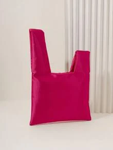 这款别致的玫红色缎面打结手提包，三角褶皱晚宴手拿包，是女士参加派对、舞会、婚礼、鸡尾酒会、晚宴的完美之选。它既可以作为腕包，也可以作为优雅的便携钱包，打结设计，兼具手机钱包的功能，是送给女性的理想礼物。这款三角褶皱手提包配有顶部提手，是婚礼、派对、舞会、鸡尾酒会、晚宴等场合的优雅之选，轻盈的缎面材质，也是约会之夜的理想之选。 - 玫紅色 - 查看 7