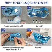 1pc Silicone Resin Tray Molds, Epoxy Resin Molds For Rectangle Cutting Board, Large Silicone Molds For Resin Serving Tray, Resin Casting, Resin Art