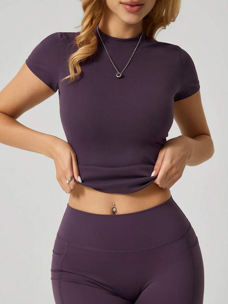 Women T-Shirts - 紫色 - 查看 5
