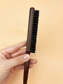 3/2/1 cái Lược tạo kiểu tóc, Lược đánh rối cho tóc phồng, tóc xoăn, Dụng cụ tạo kiểu tóc, Làm đẹp, Bộ tạo kiểu tóc Phụ kiện tóc - Len phẳng màu nâu sẫm 1pc - Xem 2