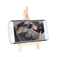 قاعدة عرض خشبية مكتبية قطعة واحدة، حامل طاولة متعدد الوظائف للرسم، منصة عرض فني مصغر، رف مثلث لهاتف والديكور، 2 قطع/6 قطع حوامل سبورة خشبية للرسم