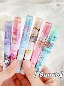 Sanrio Evidenziatori fluorescenti cartoni animati mini super carini, penne colorate per segnare agende e quaderni per studenti, forniture scolastiche, articoli per il ritorno a scuola