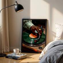 1pc, Wall Arts, Vintage Posters, Vinyl Record Music Wall Art, Black DJ Art Prints, Record Player Posters, Hip Hop Music Decor, Prints, Living Room Decor, Bedroom Decor Aesthetic, Housewarming Gift, Unframed - Multicolor - View 3