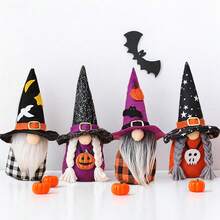 1pc Halloween Fabric Doll Decor, Home Living Room Kitchen Desktop Decoration, Ghost Festival Party Scene Decorative Prop, Centerpiece Decoration, Atmosphere Setting Item. Suitable For Home Decor / Desktop Decor / Party Decor / Mall Decor / Shop Window Decor / Farmhouse Decor.
