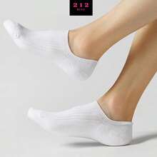 Kit 12 Pairs Short Ankle Socks / Invisible Sock Cotton Spring / Autumn - White - View 3