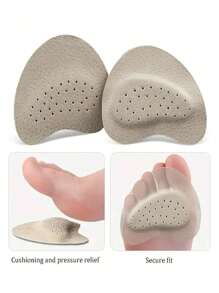 2pcs Sandals Forefoot Pads For Women, High Heels Anti-Slip Foot Care Shoe Pad Stickers, Self-Adhesive Stickers Inside Shoes Body Care For Travel,Sport,Outdoor,Belt,Stickers, - Multicolor - View 6