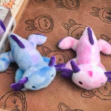 9 ornamentos para escritorio de peluche suave de gecko en colores surtidos, juguetes de peluche de geco coloridos adecuados como regalos de cumpleaños y decoración del hogar, accesorios creativos