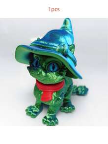 3D Printed Magical Cat New Cross-Border Hot Selling Figurine, Desk Decor Model Toy, Animal - Multicolor - View 8