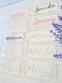 1 pieza Accesorio personalizado, adecuado para vaso aislado de 30/40 onzas, se puede personalizar con foto y nombre, placa de identificación personalizada para vaso aislado, adecuado tanto para hombres como para mujeres - Etiqueta con nombre personalizado para vaso de 30/40 onzas, decoración de tapa - Accesorio ideal para identificar la taza, etiqueta con nombre personalizado, se ajusta a tazas de 30/40 onzas - Multicolor - Ver 2