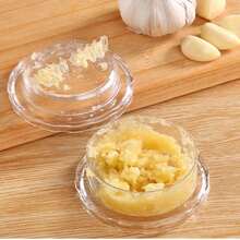 1pc Garlic Press Crusher, Easily Mash Garlic Into Fine Paste, Saving Time. & Healthy, Providing Clean Living. Just Rotate Back And Forth To Easily Extrude Garlic Paste, Thick Gear Teeth, Good Workmanship, Finely Crushed Garlic Paste, PP Material, Healthy, No Odor. No More Hand Crushing Garlic Cloves, Let It Live In The Magic Garlic Press (Random Color/Style)