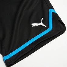 Puma Men's Summer Running Fitness BasketballBermuda Shorts - Black-blue - View 4