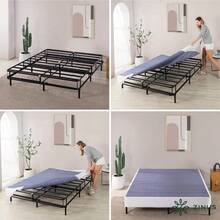 Keenan de Zinus| Base de Cama Matrimonial de Acero con Soportes para Cabecera en Caja| Fácil de Armar y con Garantía de 5 años - Reina - Ver 11