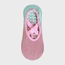 5 pares de calcetines de yoga para mujer, calcetines deportivos de danza antideslizantes de silicona, calcetines de fitness para Pilates de interior