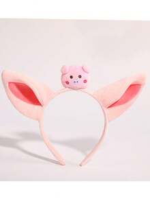 Halloween Cartoon Animal Headband Plush Hair Accessories Rabbit Cat Cow Tiger Sheep - One Size - View 52