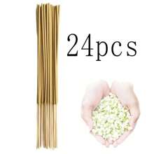 Varitas de incienso de sándalo, 24 piezas/120 piezas/168 piezas/60 piezas, de 8.66 pulgadas de aroma a jazmín, adecuado para aromaterapia, yoga, ambiente relajante, ideal para el hogar, oficina, sala de té y sala de estar, meditación, zen, ayuda para dormir