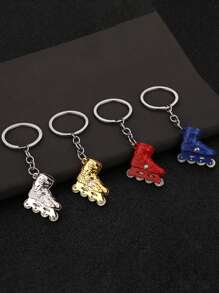 1pc Handmade Woven Keychain Accessories, Lobster Clasp Vintage Leather Rope Keyring, DIY Pendant Keychain, Random Color Car Accessories Bag Charm