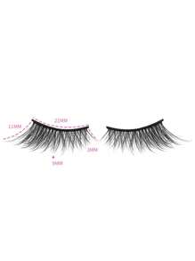 10 Pairs Naturally Cross Cat Eye Elongated Black Line Eyelashes, Suitable For Daily And Date Makeup, Eyes Elongated Design Strip Lashes, Lashes, Eyelashes, Fake Lashes