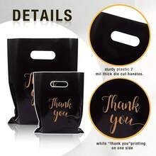 10/20/30/50PCS Custom Printed Plastic PE Bags Pouches,Bags With Custom Text For Business,Shopping Bags For Boutique, Wholesale Shop Bags,Multi-Functional,Durable,Anti-Mold,Ornamental,Reusable,Exquisite,Stylish,High-Quality,Adorable,Modern,Custom,Unique,Personalized,Ideal Gifts For Him,Ideal Gifts For Her,Her,Boyfriend,Girlfriend,Dad,Mom,Family,Friends,Son,Daughter,Kids,Kitchen,Dining Room,Bedroom,Office,Living Room,Home,Garden,Tea Room,For Anniversaries,For Birthdays,For Housewarming,For Graduation - White - View 6