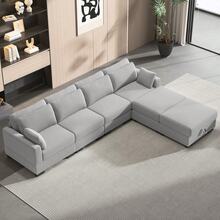 Sofa, 180 X 88 X 85 Cm, Roll-Arm Sofa, Easy-Care Polyester, With Armrests And Cushions, Decorative Cushions, Double Sofa, Suitable For Small Spaces, Living Room Or Bedroom, Corduroy, Grey - 灰色 - 查看 11