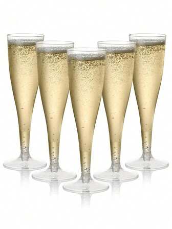 1-50個 シャンパングラス ピクニック ウェディング パーティー イベント用品 屋外の祝賀会 エレガントで簡単にお手入れできます
