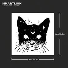 INKARTLINK Cat Herbal Juice Tattoo, Magic Tattoo, 15 Days Tattoo, Semi-Permanent Tattoo, Realistic Fake Tattoo, Long-Lasting For 1-2 Weeks - Black - View 5