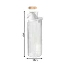 Large Thickened Pet Sealed Storage Tank, Pet Snack Sorting Bottle, Divine Tool, Large Capacity Container With Measuring Cup