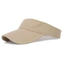 1 pezzo Visiera da baseball con parte superiore aperta, unisex, per protezione solare e sport all'aperto