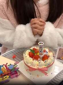 1pc Surprise Candy Firework Candle, Celebration & Birthday Party Decor - Multicolor - View 8