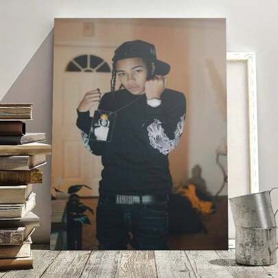 1pc Canvas Poster DD Osama Poster Singer Musician Poster Room Decoration, Bedroom Decoration, Bathroom Decoration, Home Decoration Poster, Frameless