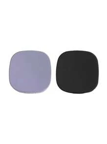 1 pieza/2 piezas Estuche portátil y sencillo para lentes de contacto de unicolor, adecuado para uso diario al aire libre